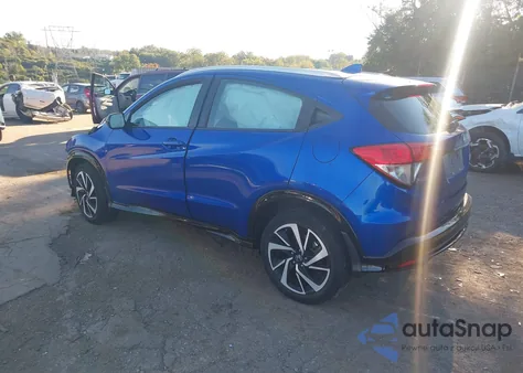 2019 Honda Hr-V Sport z USA, uszkodzony, nr VIN 3CZRU6H16KG720018